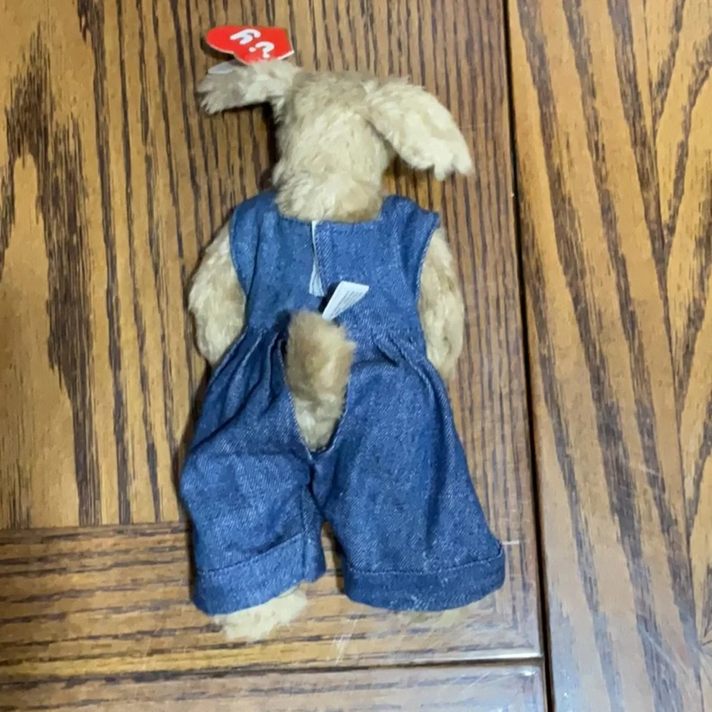 Ty “Murphy “ Original Attic Treasures dog 🐶 with floppy ears rare red hang tag
